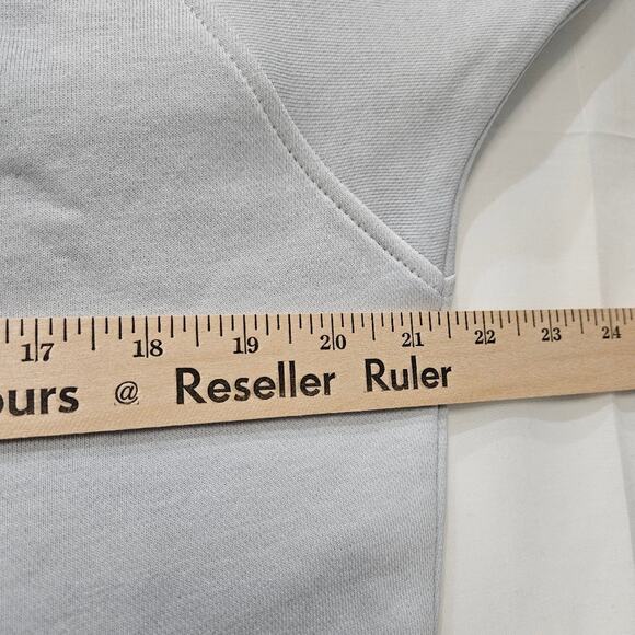 Nike Women's Gray Turtleneck Corduroy Fleece Sweatshirt DQ6924-043 Large - Picture 8 of 9